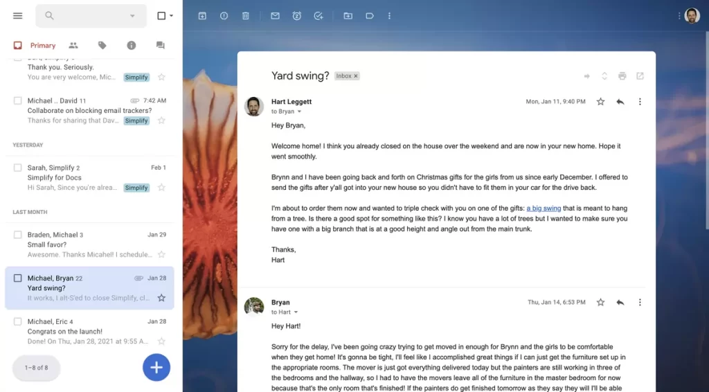 Make Gmail Simplify more beautiful Simplify Gmail