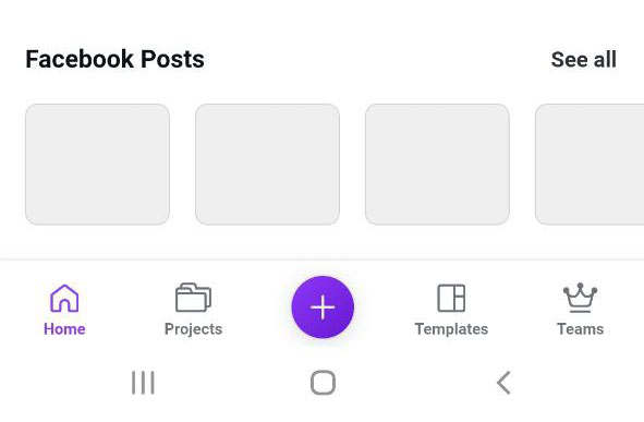 Open Canva And Create A New Design
