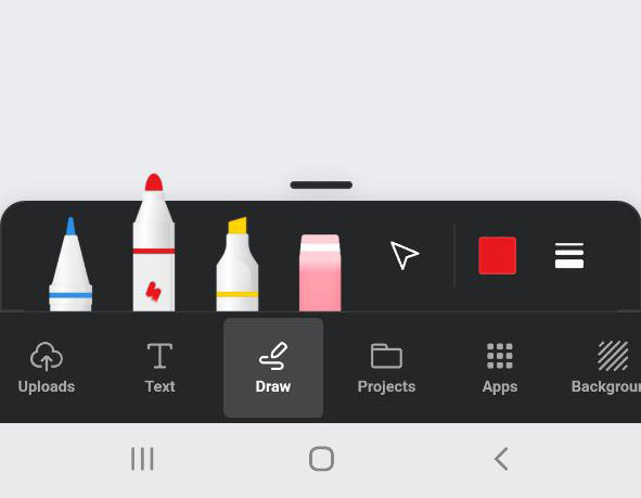 Select the drawing tool