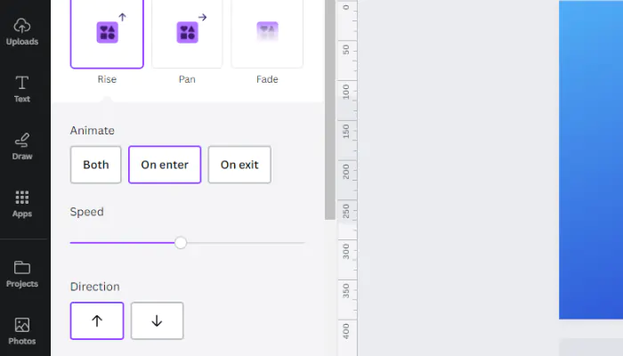 Adjusting Timing and Transitions