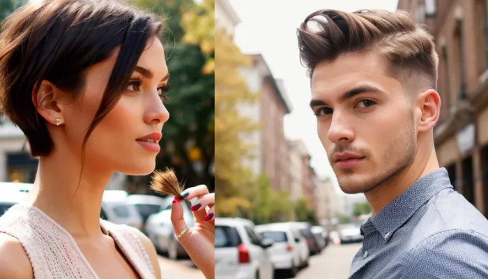 New HairStyle For Men And Ladies With Ai