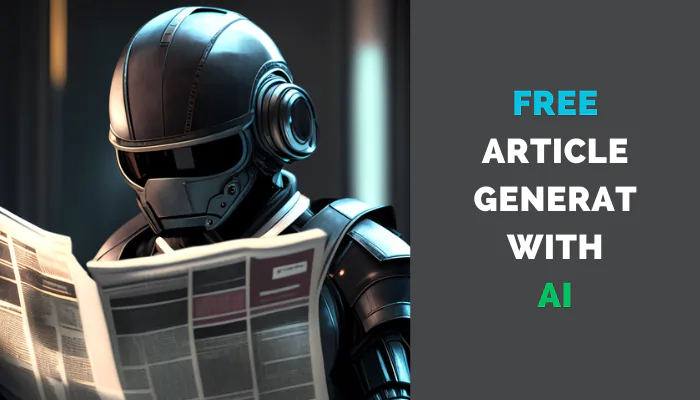 Free Article Generator Ai-Powered
