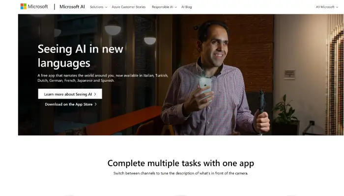 Microsoft Seeing AI