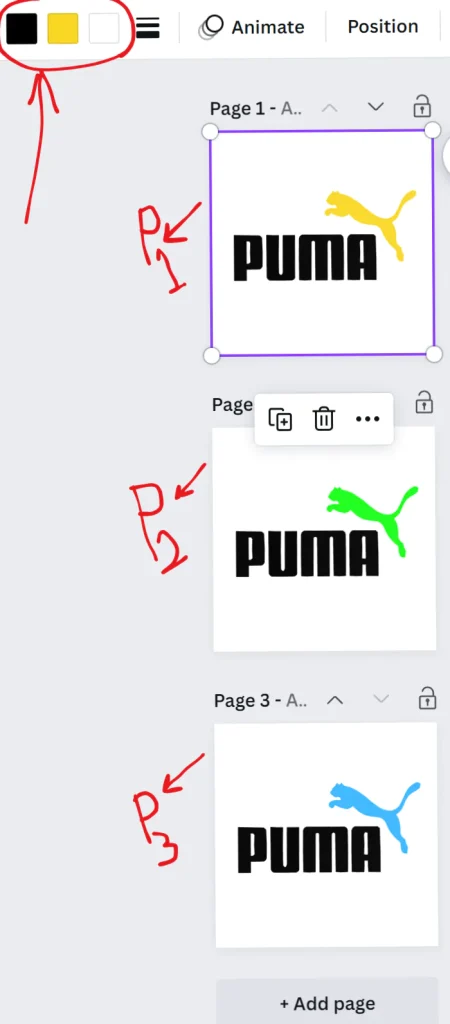 Animate With Color Changes