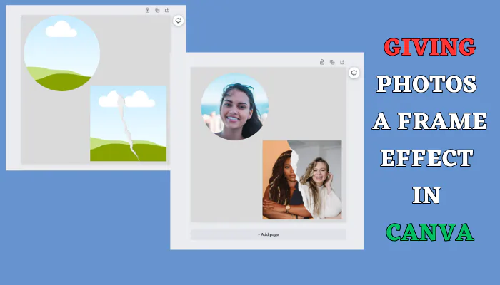 Giving Photos a Frame Effect in Canva