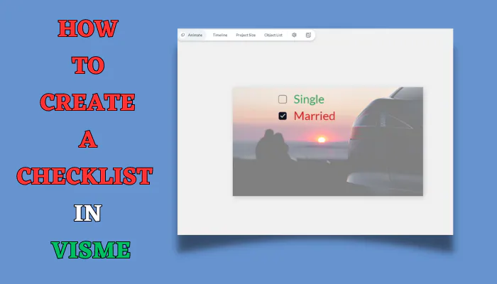 How to Create a Checklist in Visme