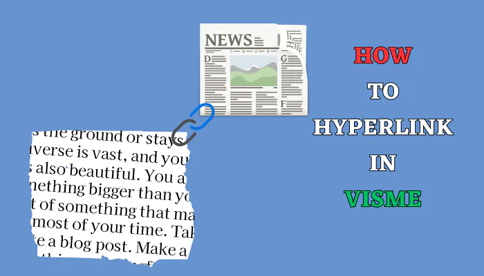 How to Hyperlink in Visme