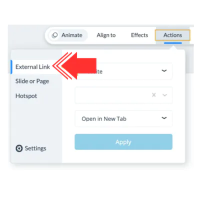 How to Hyperlink in Visme2