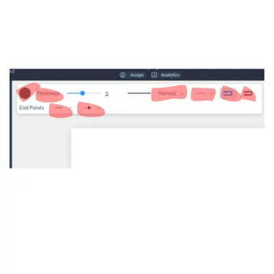 change Straight Lines in Visme
