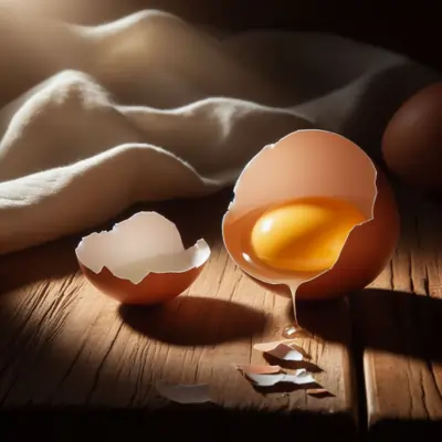 Egg White and Paper Towel
