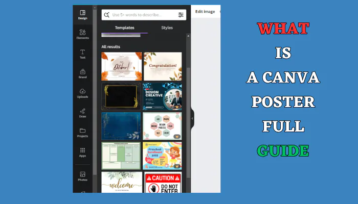 What is a Canva Poster Full Guide