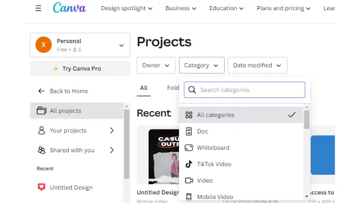Access to Past Designs