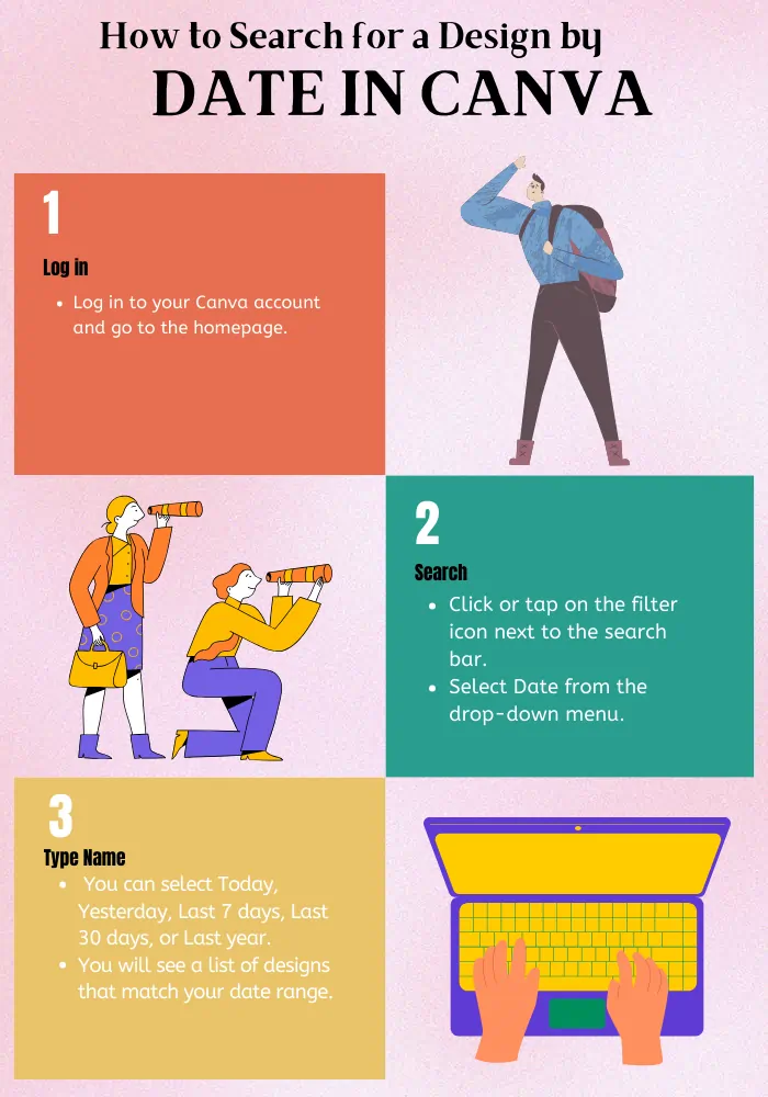 How to Search for a Design by Date in Canva
