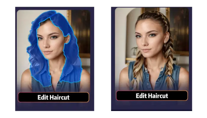 SoulGen haircut AI