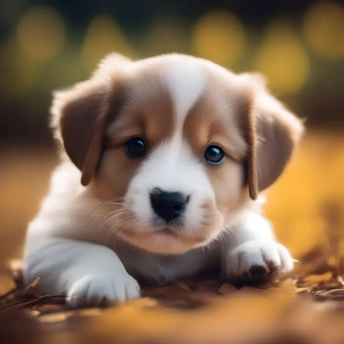 a cute puppy