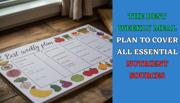 The Best Weekly Meal Plan to Cover All Essential Nutrient Sources
