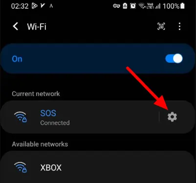 Tapped on my connected network