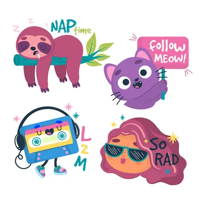 Funny TikTok Stickers1